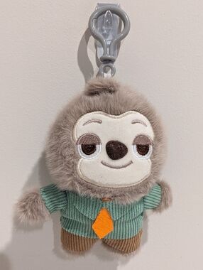New Zootopia Flash Sloth Cute Plush Keychain